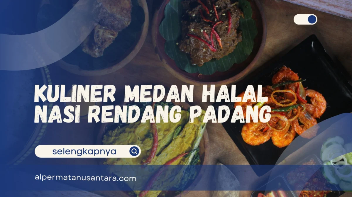 Kuliner Medan Halal Nasi Rendang Padang